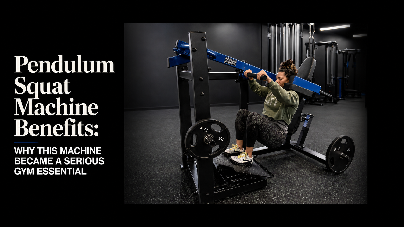 Pendulum Squat Machine Benefits: Why This Machine Became a Serious Gym Essential